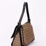Fendi Zucchino Velvet Trim Mamma Forever Baguette GHW