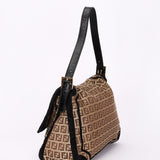 Fendi Zucchino Velvet Trim Mamma Forever Baguette GHW