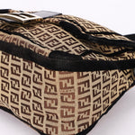 Fendi Zucchino Velvet Trim Mamma Forever Baguette GHW
