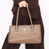 Chanel Cerf Executive Tote Taupe Caviar SHW