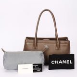 Chanel Cerf Executive Tote Taupe Caviar SHW