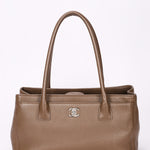 Chanel Cerf Executive Tote Taupe Caviar SHW