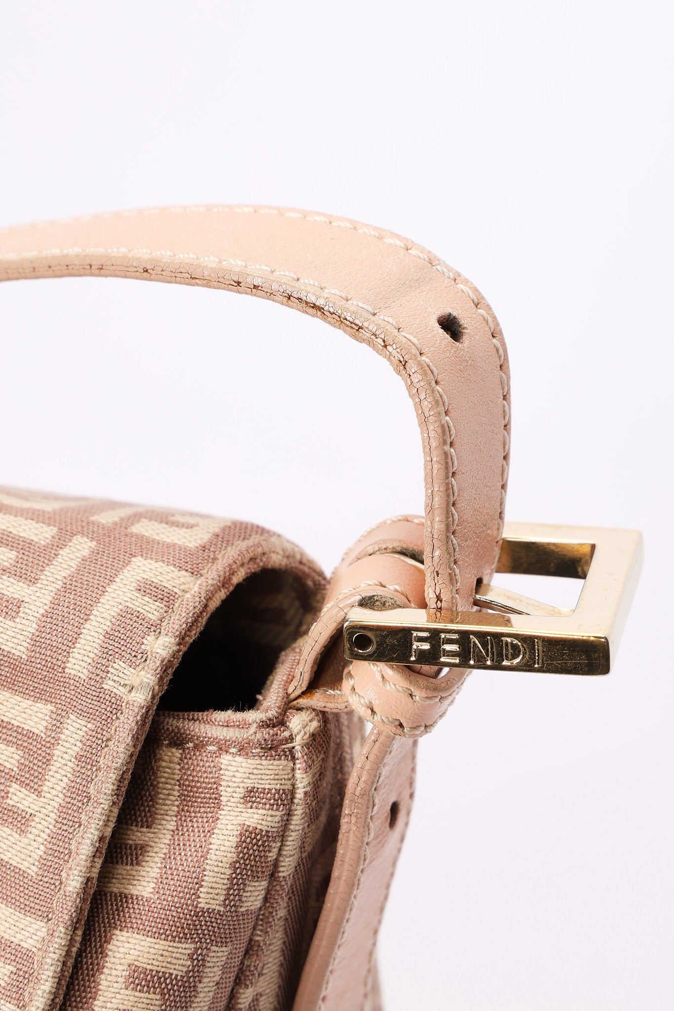 Fendi Zucchino Mamma Forever Baguette GHW