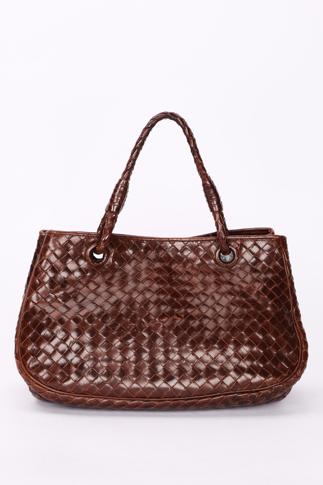Bottega Veneta Intrecciato Top Handle Bag