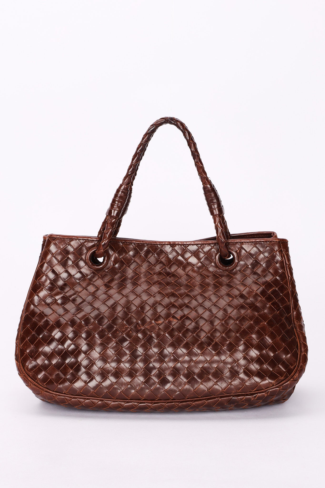 Bottega Veneta Intrecciato Top Handle Bag