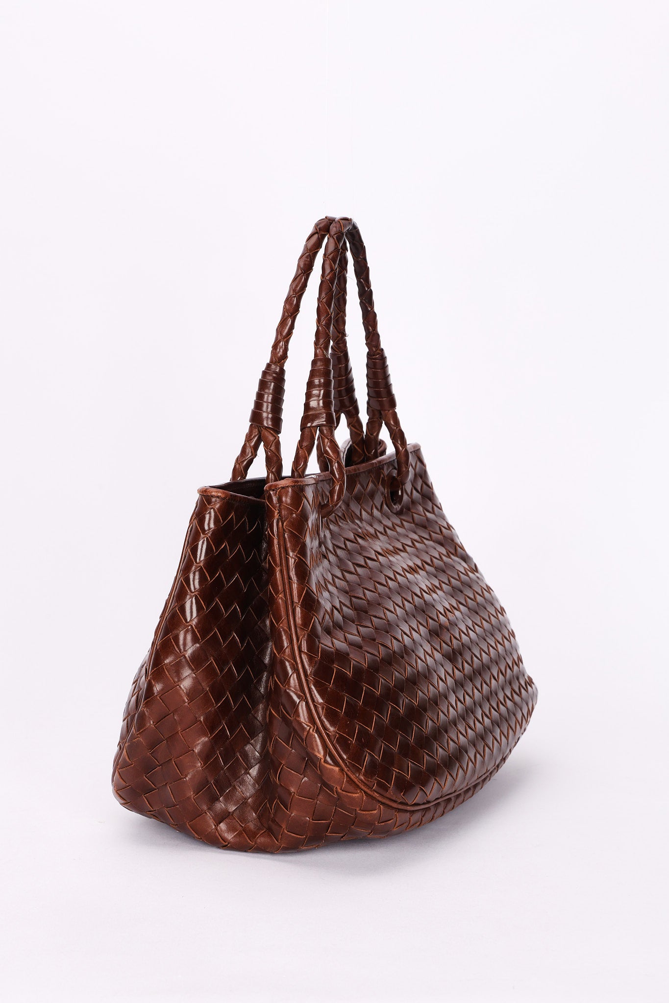 Bottega Veneta Intrecciato Top Handle Bag