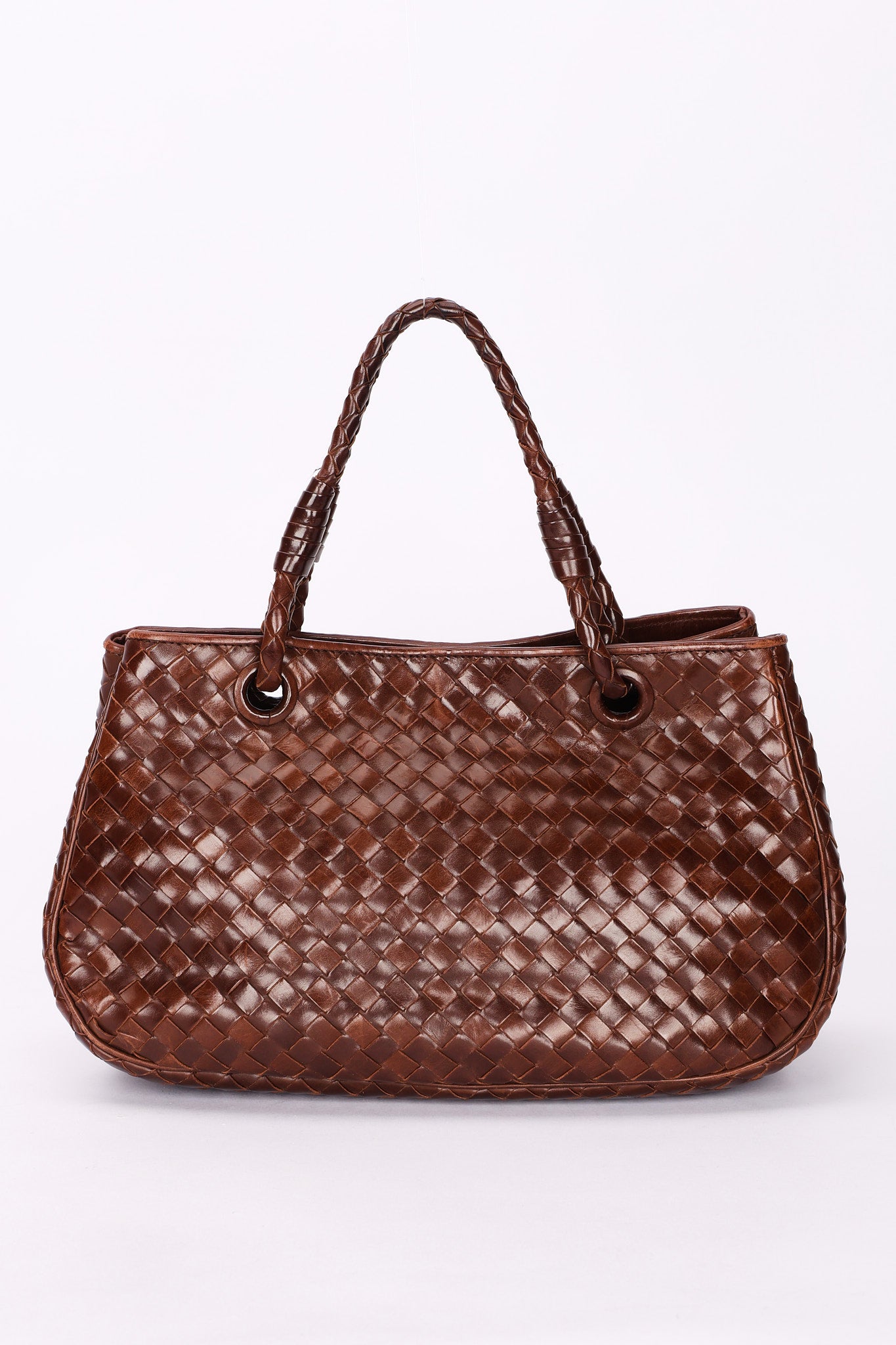 Bottega Veneta Intrecciato Top Handle Bag