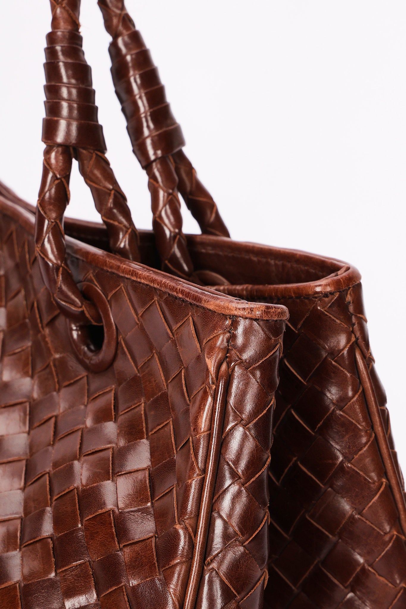 Bottega Veneta Intrecciato Top Handle Bag