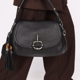 Gucci Techno Horsebit Shoulder Bag