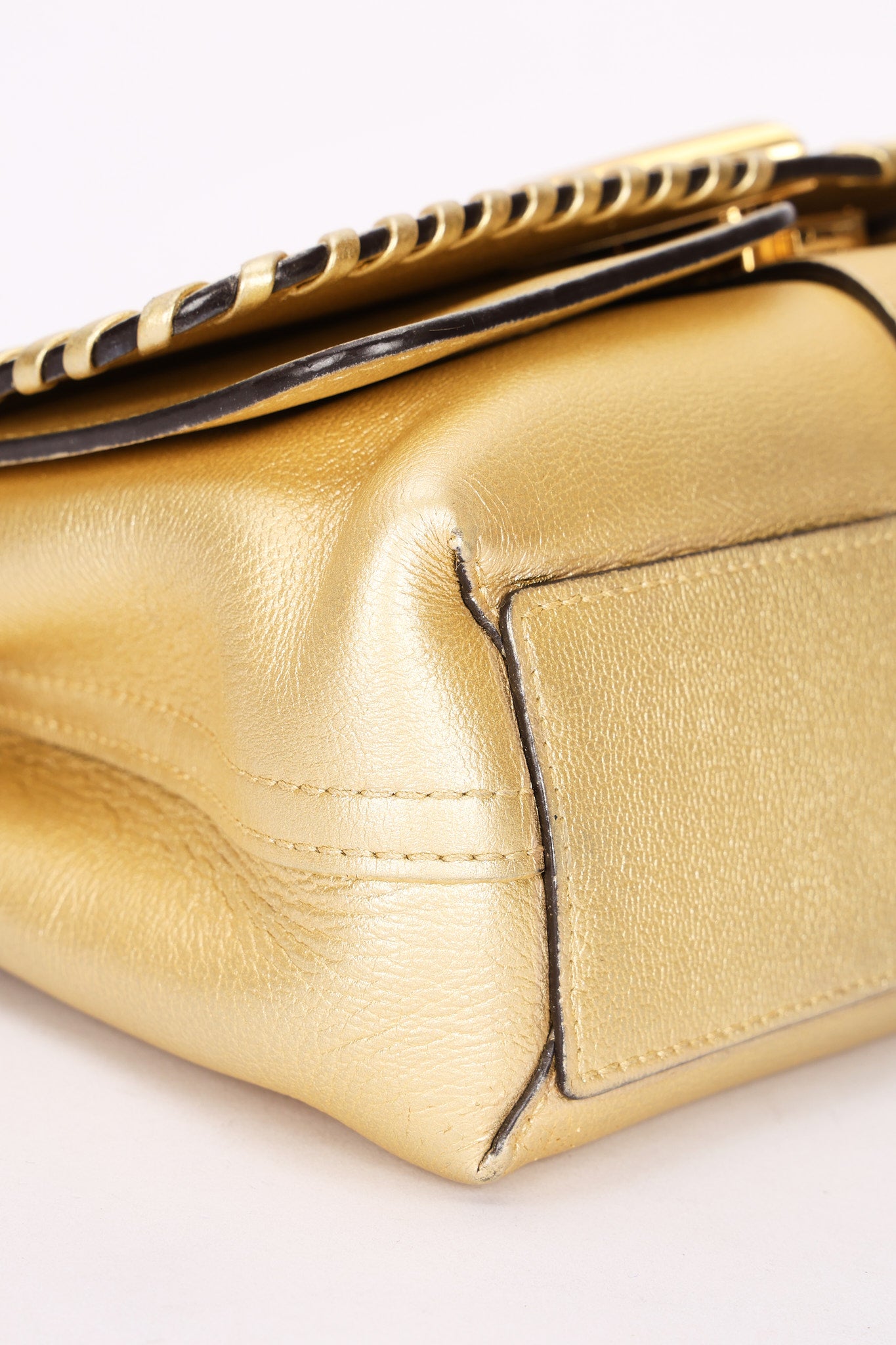 Louis Vuitton Very Chain Bag Metallic Gold