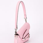 Gucci Mini Horsebit 1955 Asymmetric Shoulder Bag Pink