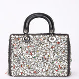 Dior Embellished Diorissimo Mini Lady 2015