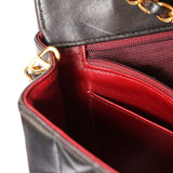 Chanel Medium Diana Flap Black Lambskin 24K GP