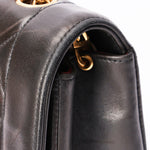 Chanel Medium Diana Flap Black Lambskin 24K GP