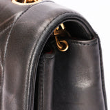 Chanel Medium Diana Flap Black Lambskin 24K GP