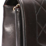 Chanel Medium Diana Flap Black Lambskin 24K GP