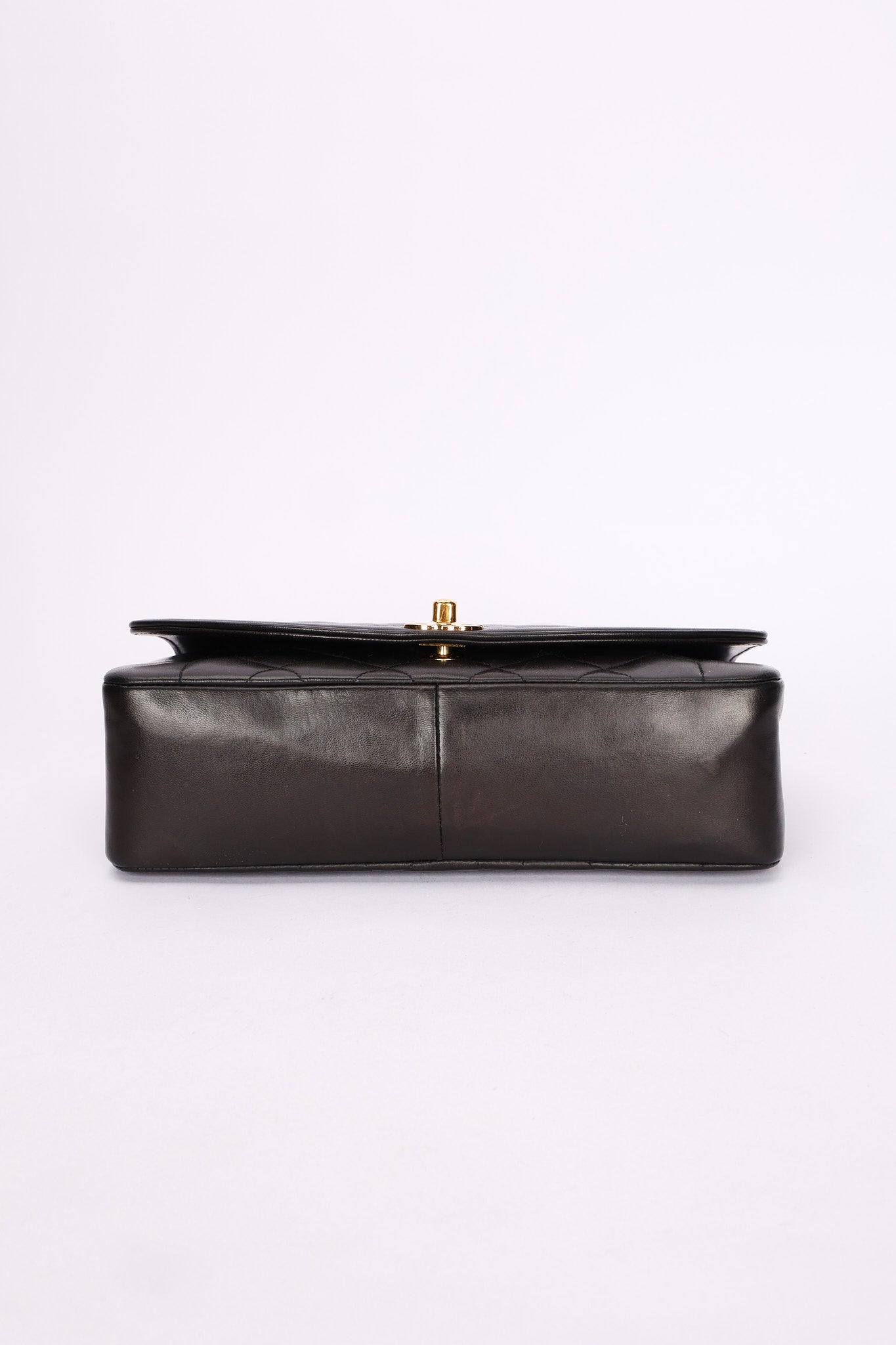 Chanel Medium Diana Flap Black Lambskin 24K GP