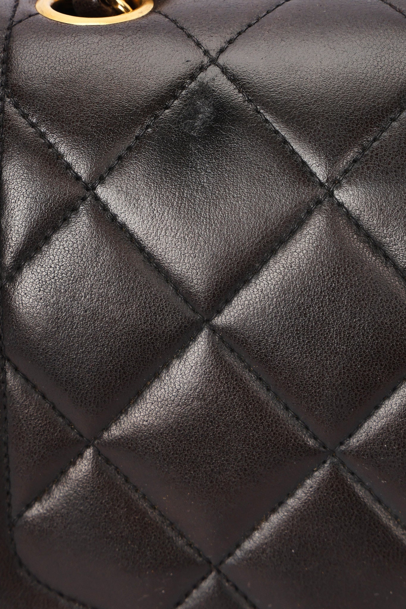 Chanel Medium Diana Flap Black Lambskin 24K GP