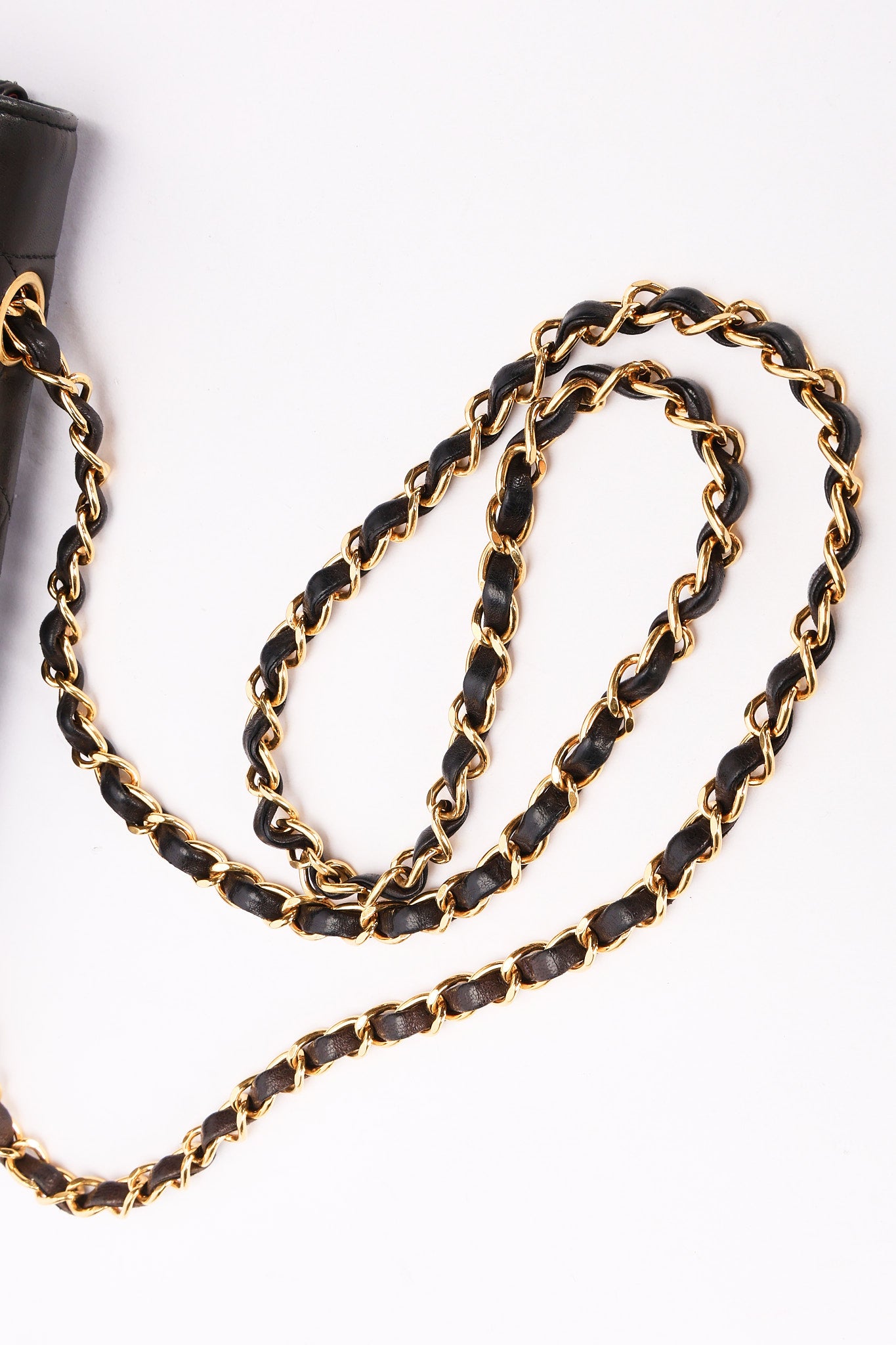 Chanel Medium Diana Flap Black Lambskin 24K GP