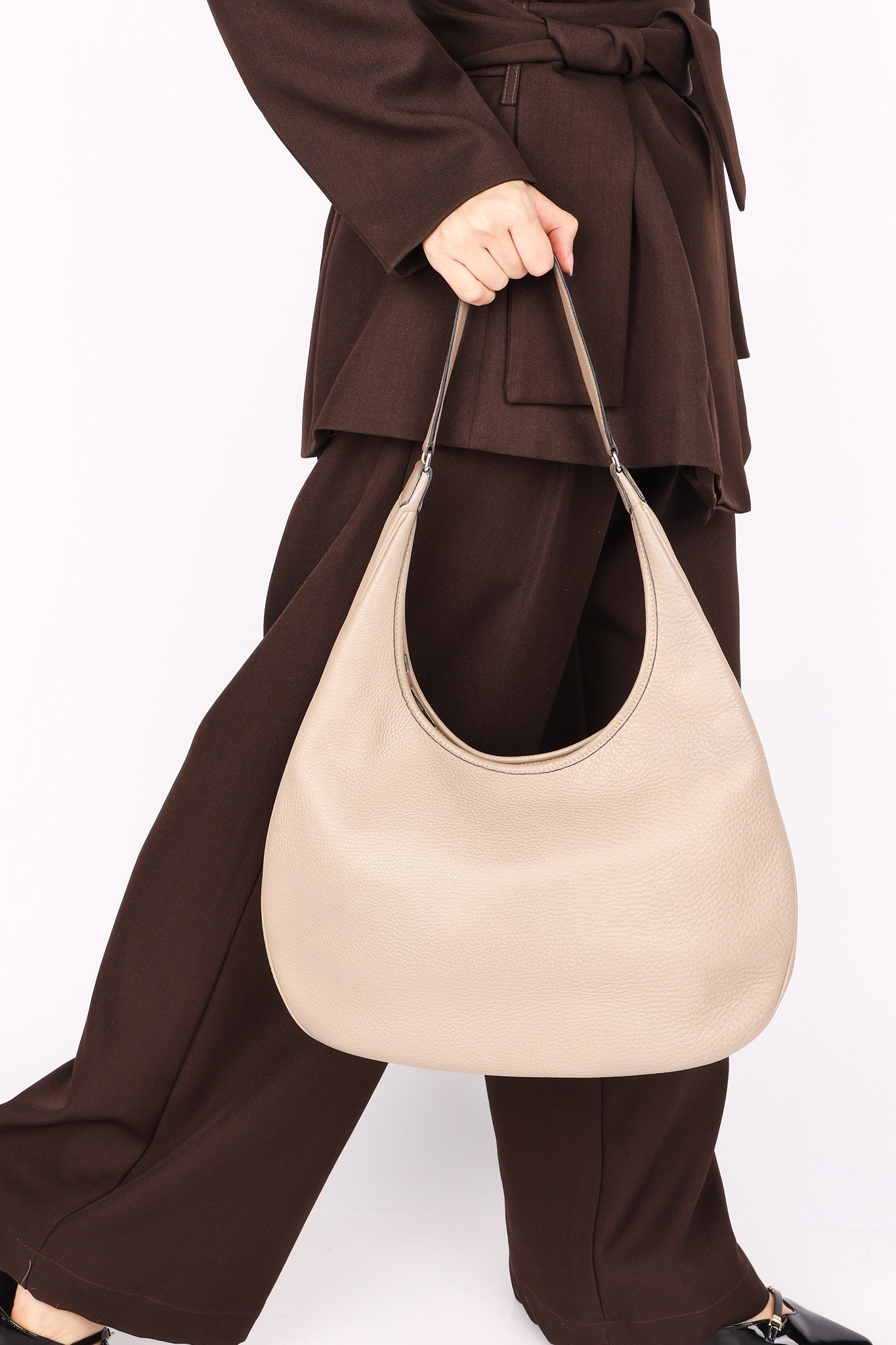 Hermès Gao Gris Tourtelle Clemence PHW