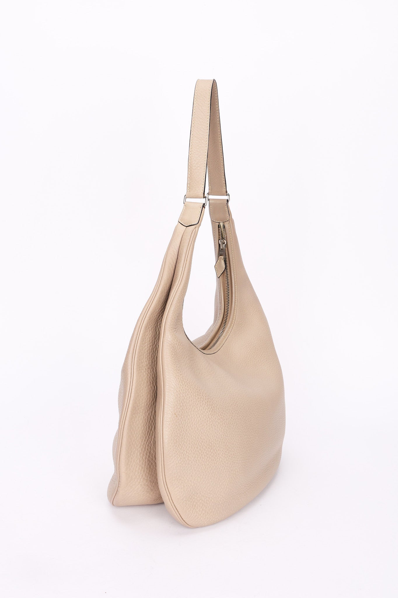 Hermès Gao Gris Tourtelle Clemence PHW