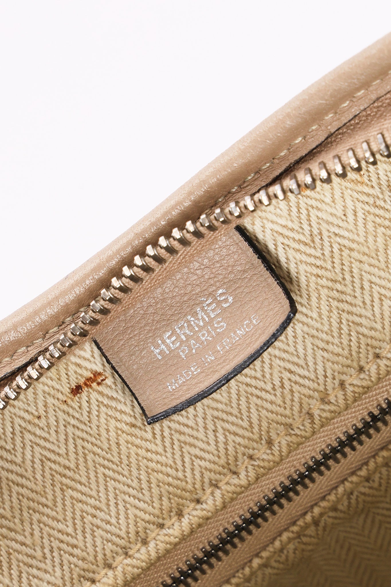 Hermès Gao Gris Tourtelle Clemence PHW