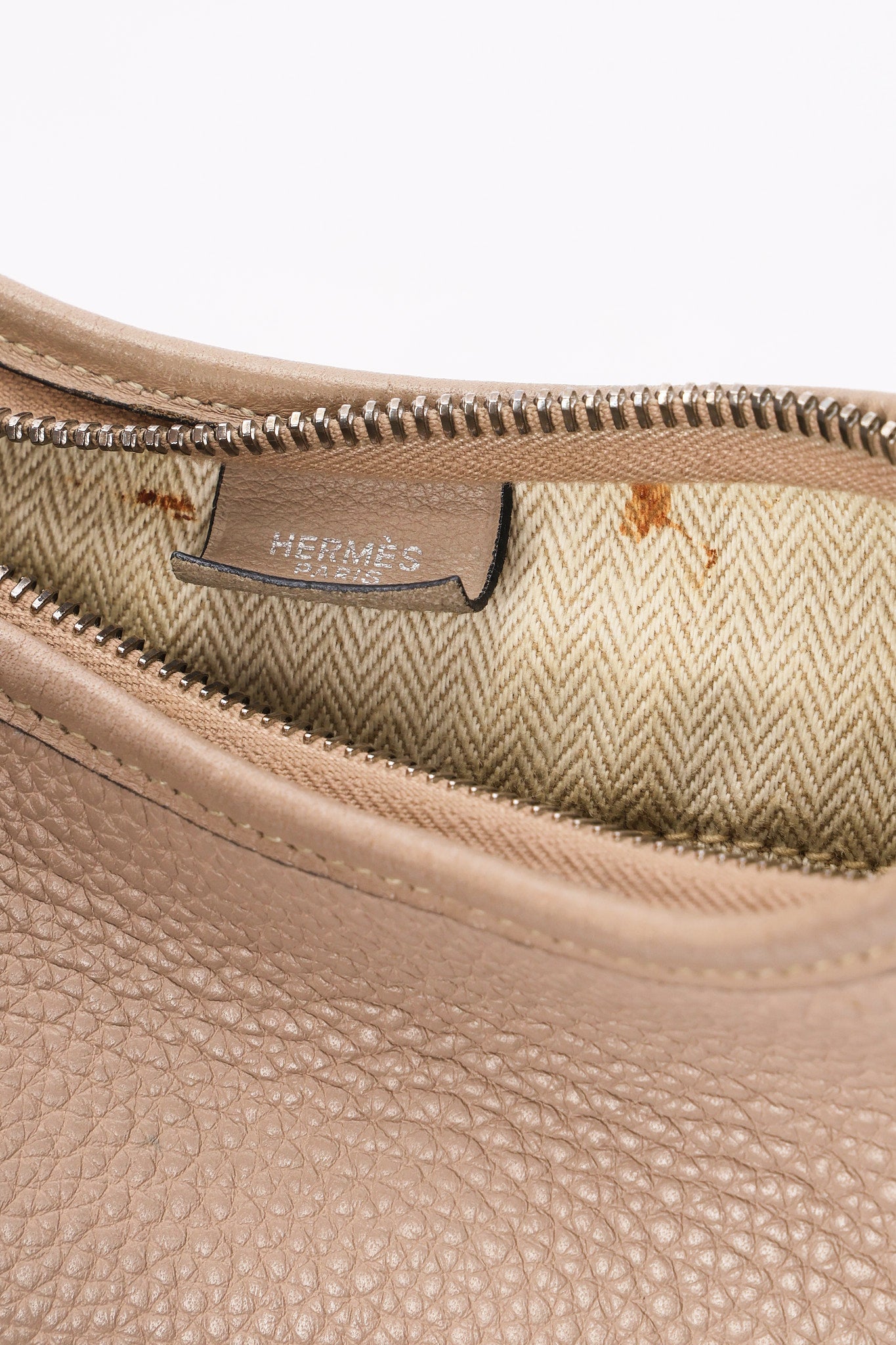 Hermès Gao Gris Tourtelle Clemence PHW