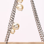Chanel Ginza Pearl Tote Pink Canvas SHW