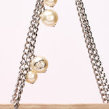 Chanel Ginza Pearl Tote Pink Canvas SHW