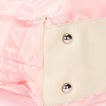 Chanel Ginza Pearl Tote Pink Canvas SHW