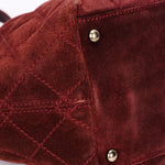 Chanel Trapezoid Tote Bordeaux Suede RHW