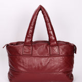 Chanel Coco Cocoon Tote Soft Bordeaux Lambskin SHW