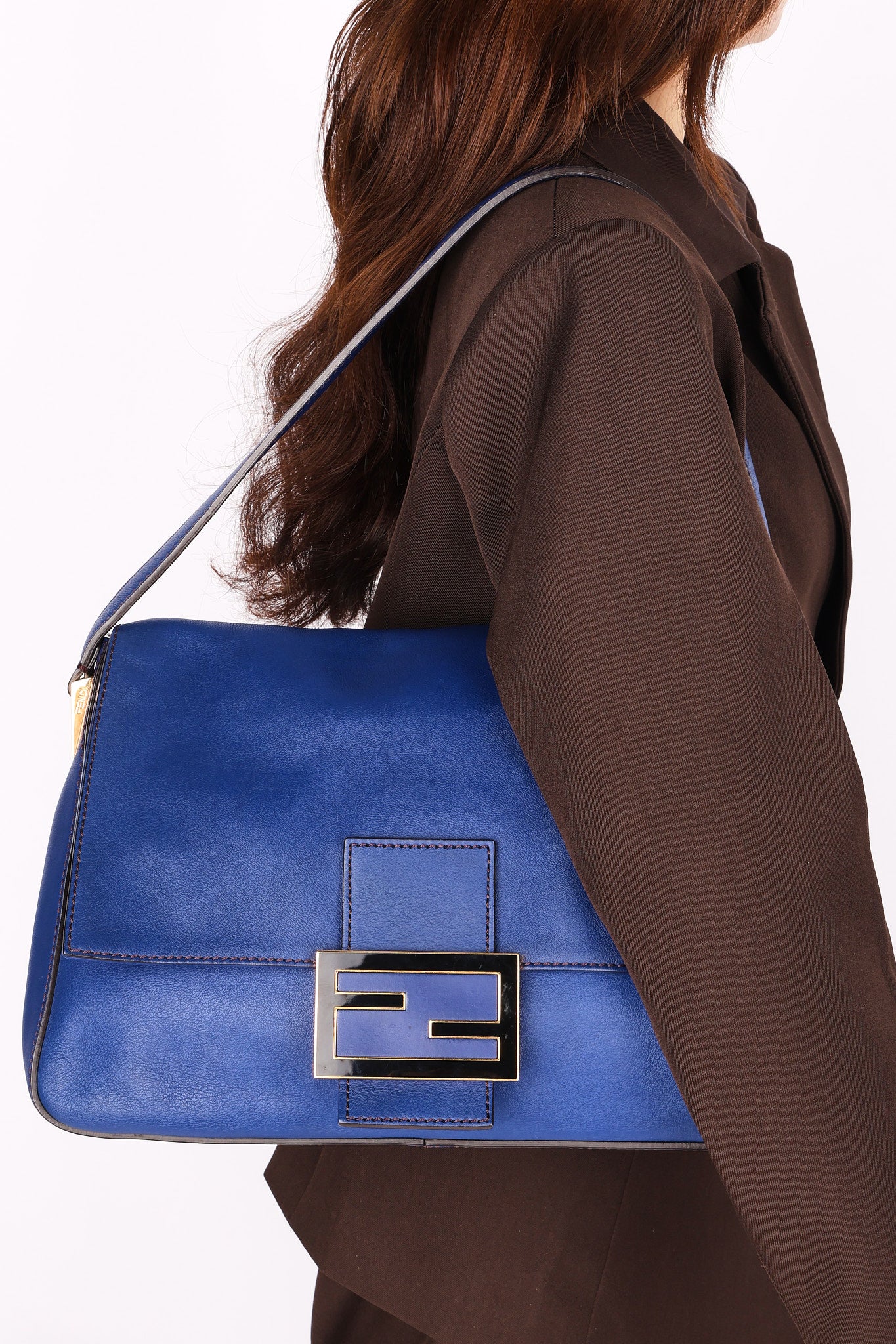 Fendi Mamma Forever Baguette GHW