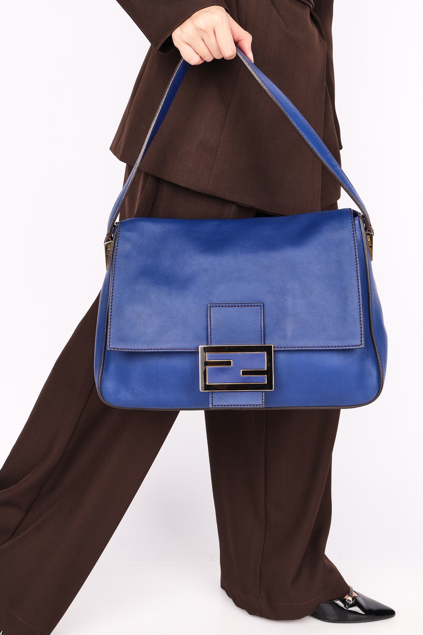 Fendi Mamma Forever Baguette GHW