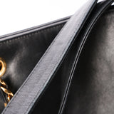 Chanel Triple CC Shoulder Bag Black Lambskin 24K GP