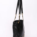 Chanel Triple CC Shoulder Bag Black Lambskin 24K GP