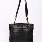 Chanel Triple CC Shoulder Bag Black Lambskin 24K GP
