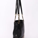 Chanel Triple CC Shoulder Bag Black Lambskin 24K GP