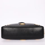 Chanel Triple CC Shoulder Bag Black Lambskin 24K GP