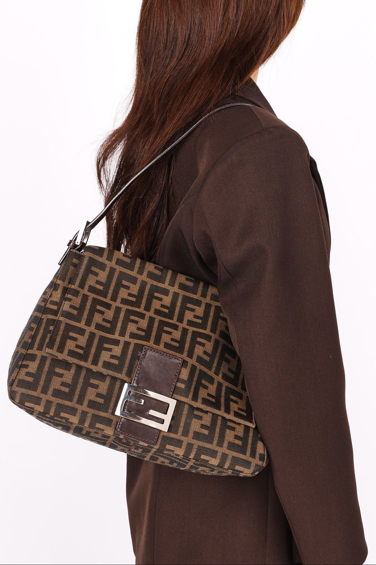 Fendi Zucca Mamma Forever Baguette