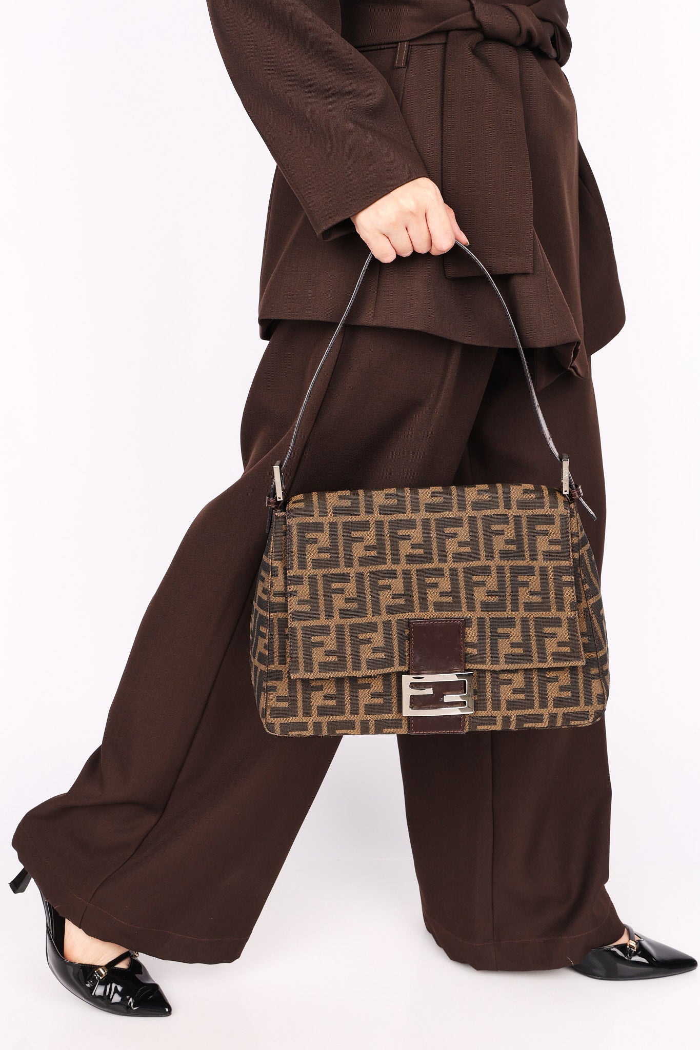 Fendi Zucca Mamma Forever Baguette