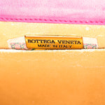 Bottega Veneta Intrecciato Kisslock Top Handle Bag Pink