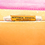 Bottega Veneta Intrecciato Kisslock Top Handle Bag Pink