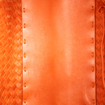 Bottega Veneta Small Intrecciato Cabat Tote Orange
