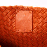 Bottega Veneta Small Intrecciato Cabat Tote Orange