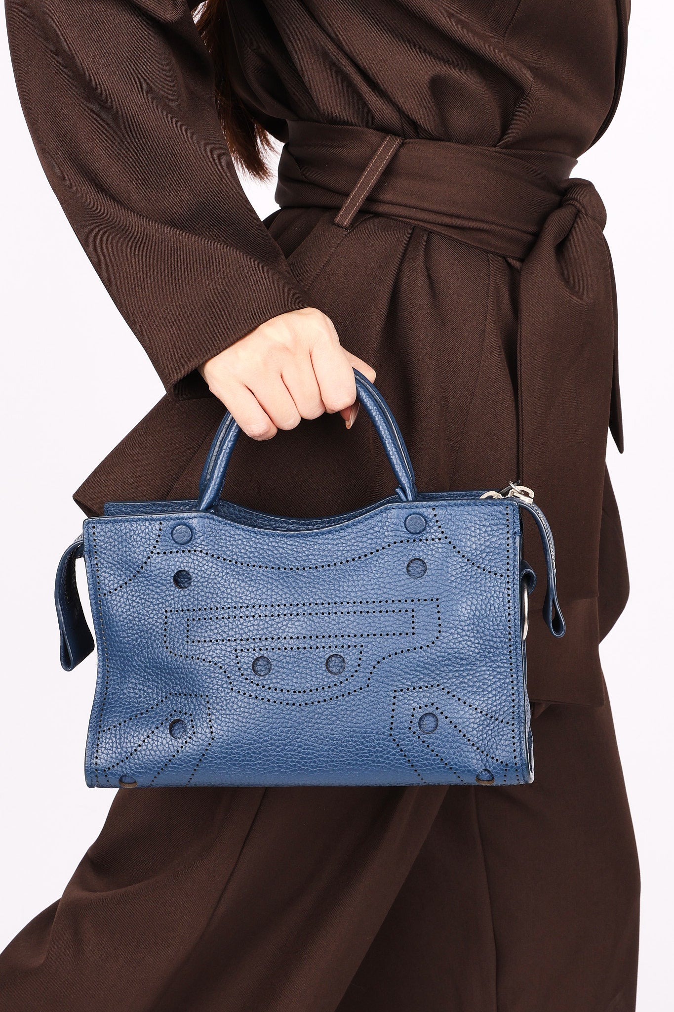 Balenciaga Mini Blackout City Bag - Drop 79