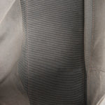 Chanel Large Casual Pocket Bowling Bag Grey Metallic Calfskin RHW