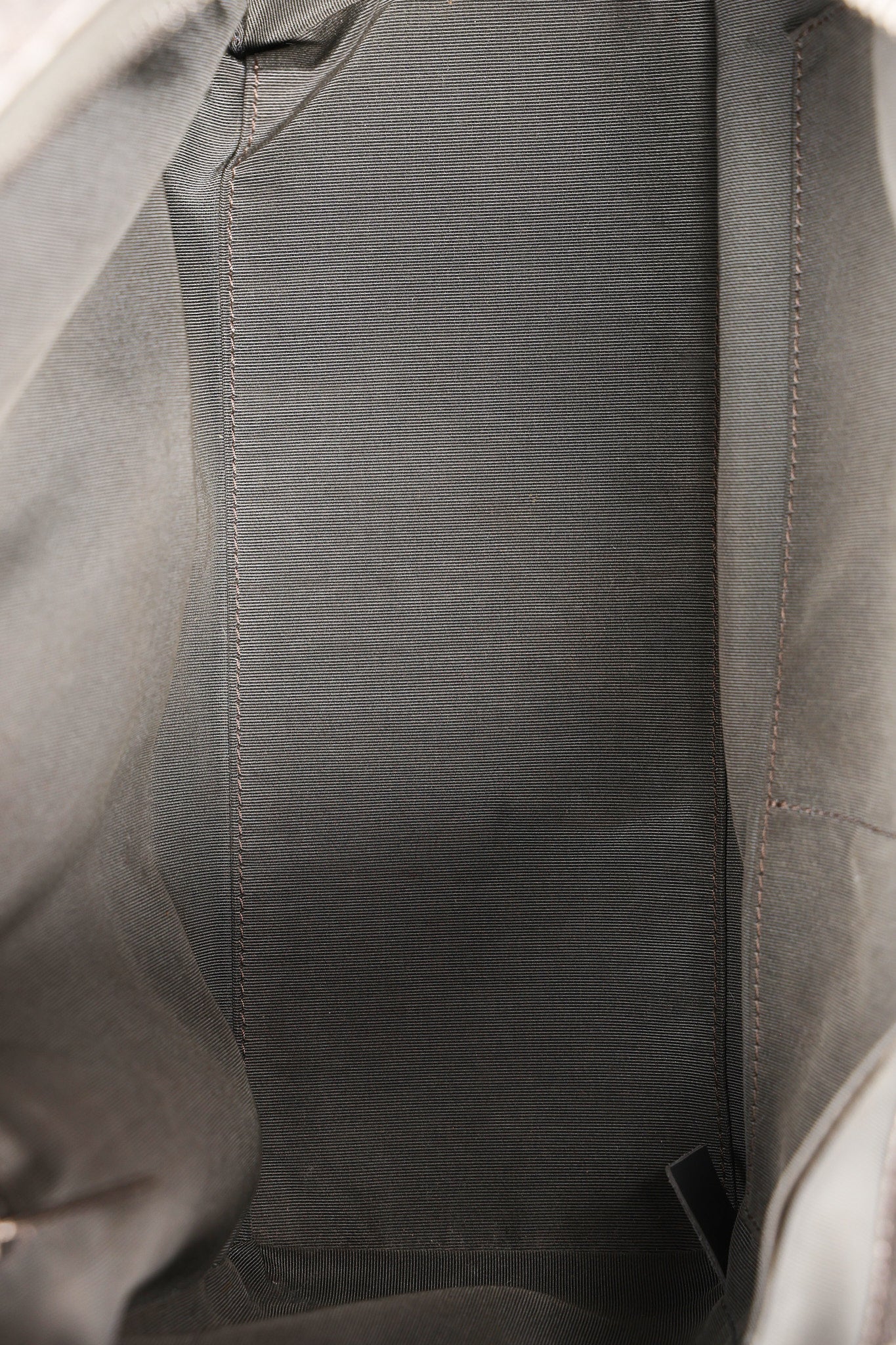 Chanel Large Casual Pocket Bowling Bag Grey Metallic Calfskin RHW