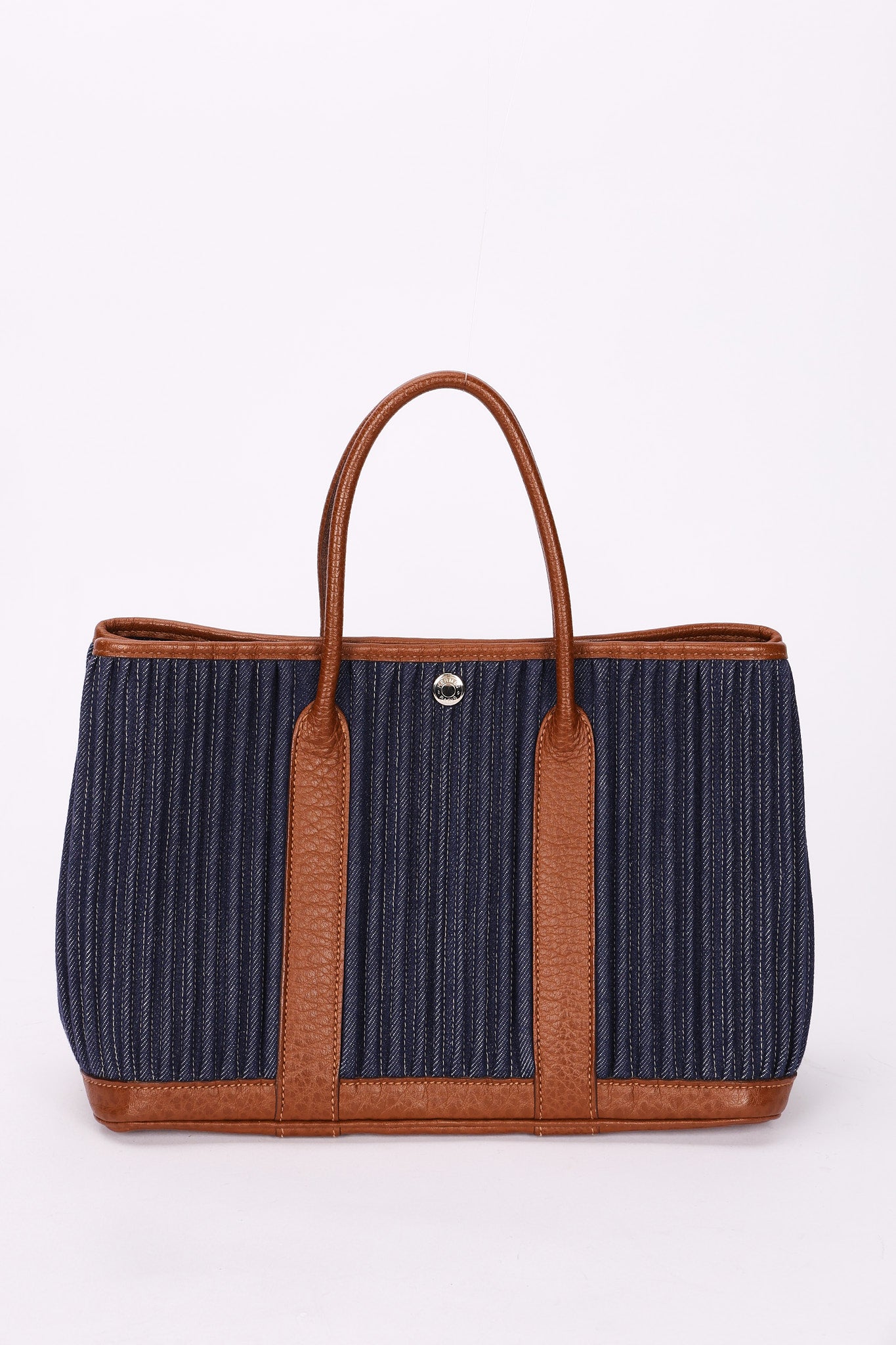 Hermès Garden Party 30 Denim Toile and (color) Negonda PHW