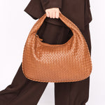Bottega Veneta Small Intrecciato Hobo Cognac